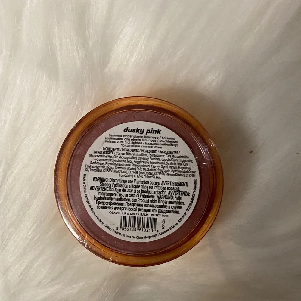 New sealed Lottie London lip & Cheek balm dusky pink